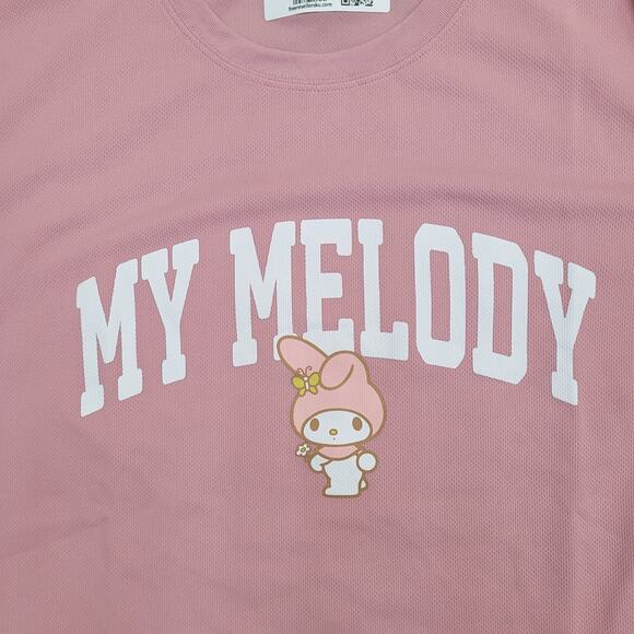 My-Melody Japanese Rabbit Shirt Womens L/XL 20x26 Pink Tv-Show - Picture 10 of 15